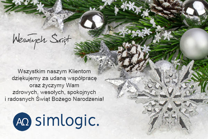 Życzenia Świąteczne od SIMLOGIC.